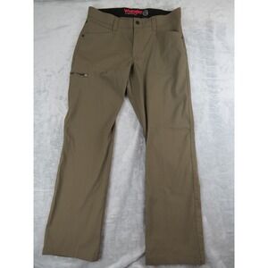 Wrangler ATG Utility Pants Mens 34x30 Brown Gorpcore Outdoor Trail Stretch